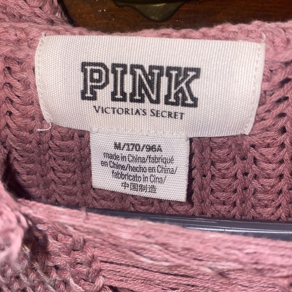 Victoria Secrets PINK distressed pullover size medium - Picture 3 of 4